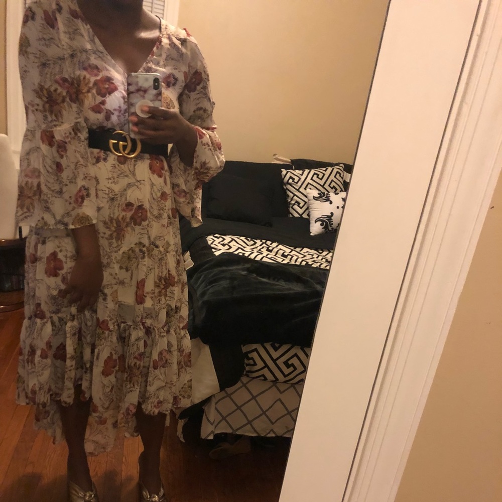 Floral pattern dress